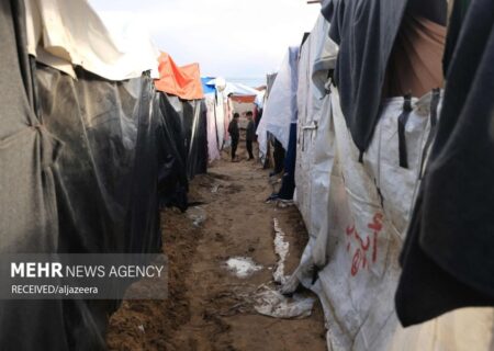 هشدار درباره اوضاع فاجعه بار غزه به دنبال بارندگی و سیلاب