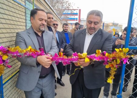 چهارمین زمین چمن مصنوعی مدارس استثنایی کردستان به بهره‌برداری رسید
