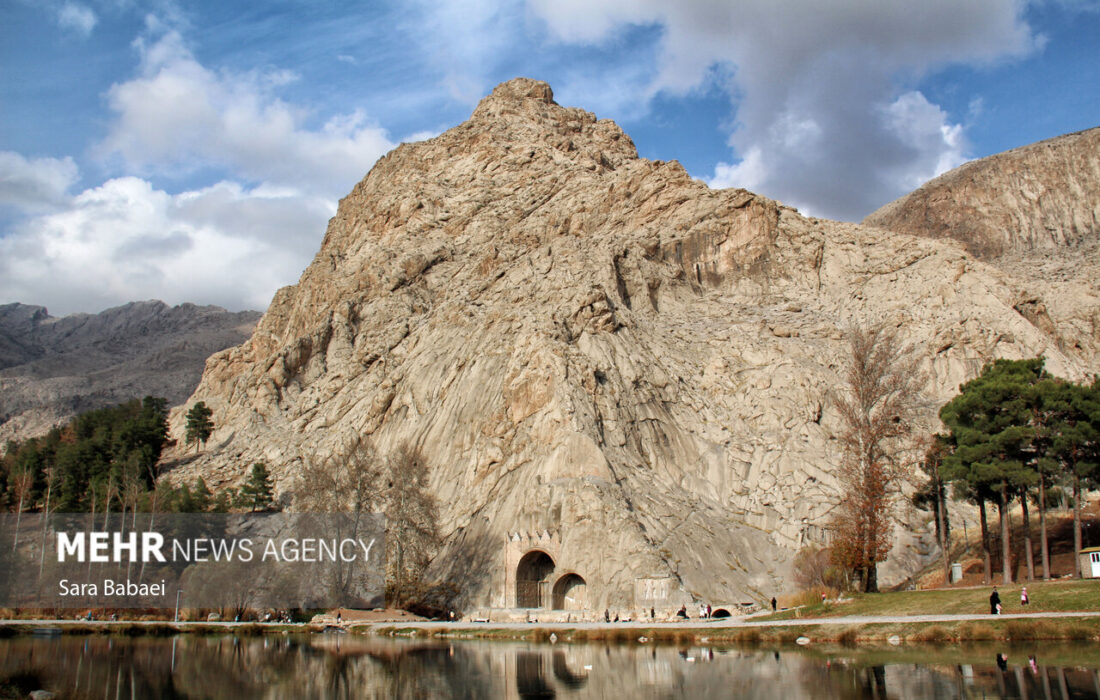 پاییز در طاق‌بستان کرمانشاه