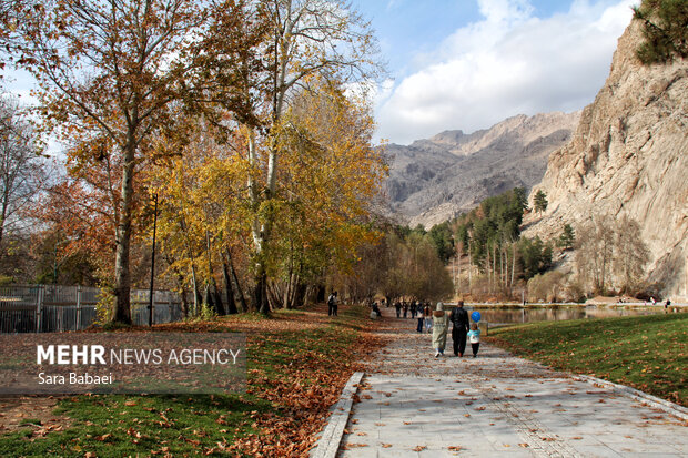 پاییز در طاق‌بستان؛ تلاقی رنگ‌های فصل با تاریخ سنگی کرمانشاه