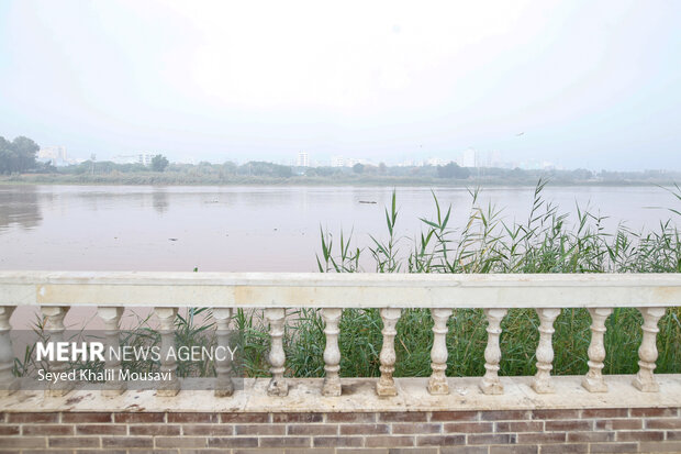 اهواز در مه