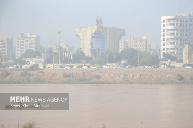 اهواز در مه