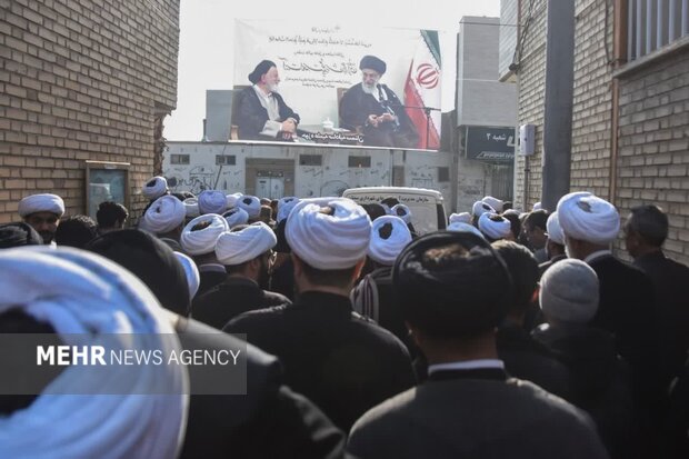 وداع استان سمنان با آیت الله شاهچراغی