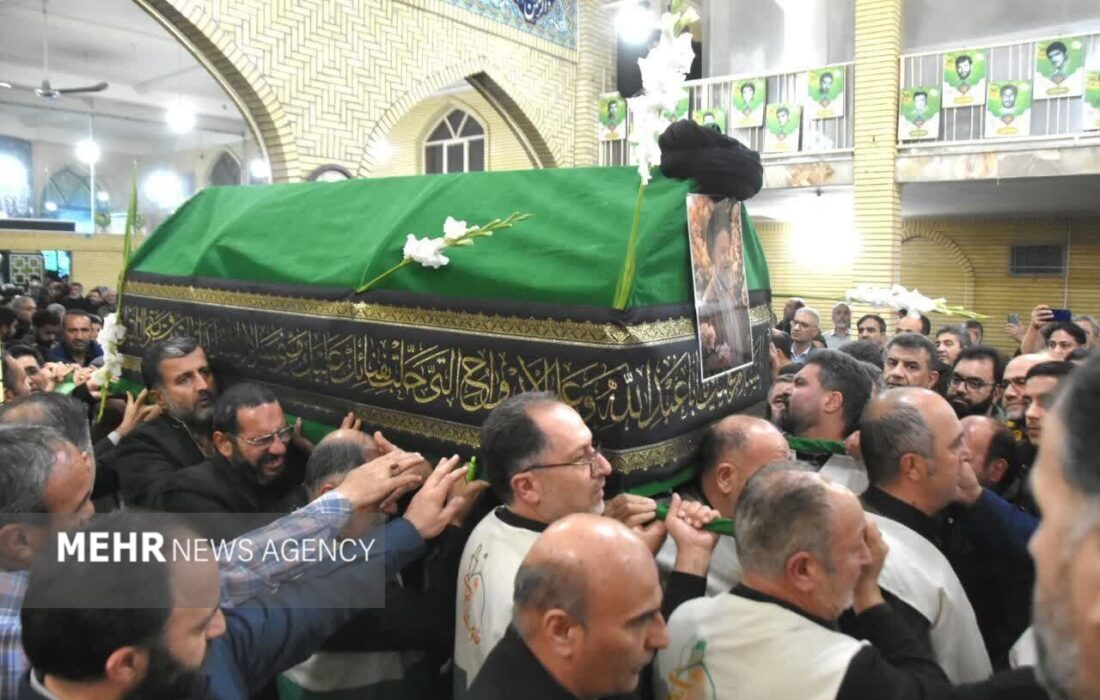 وداع استان سمنان با آیت الله شاهچراغی