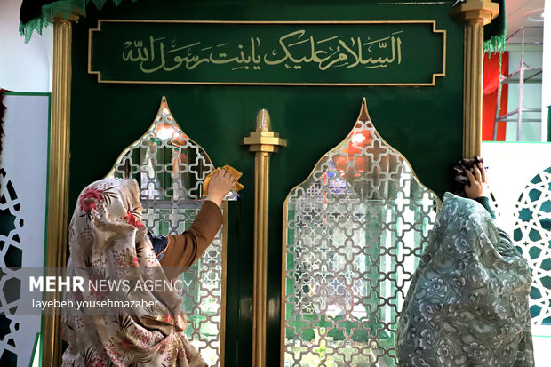 غبارروبی امامزاده زبیده خاتون همدان