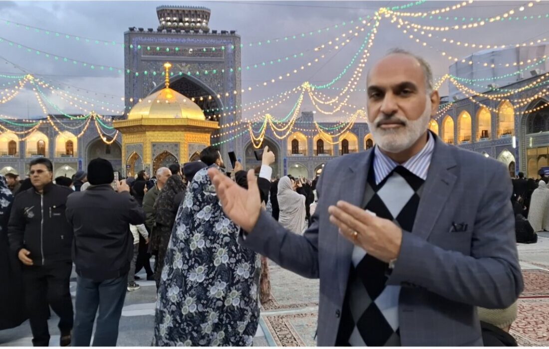 حرم امام رضا(ع) غرق در نور ولادت امام جواد(ع)