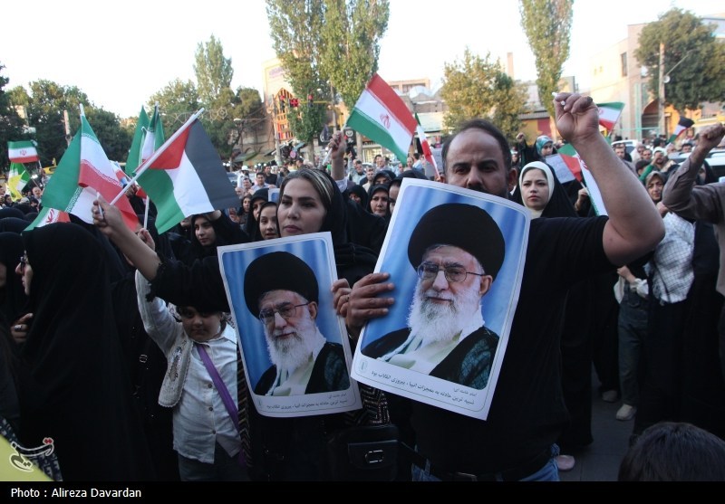 بسیج مستضعفین: تجمع امروز پاسخ کوبنده به دشمن آمریکایی و صهیونی است