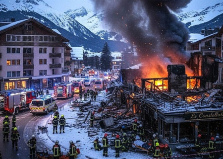 40 کشته و 115 زخمی در آتش‌سوزی سوئیس