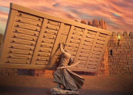 نماد «فاتح خیبر» رونمایی شد/ نصب نهایی در بزرگراه امام علی (ع)