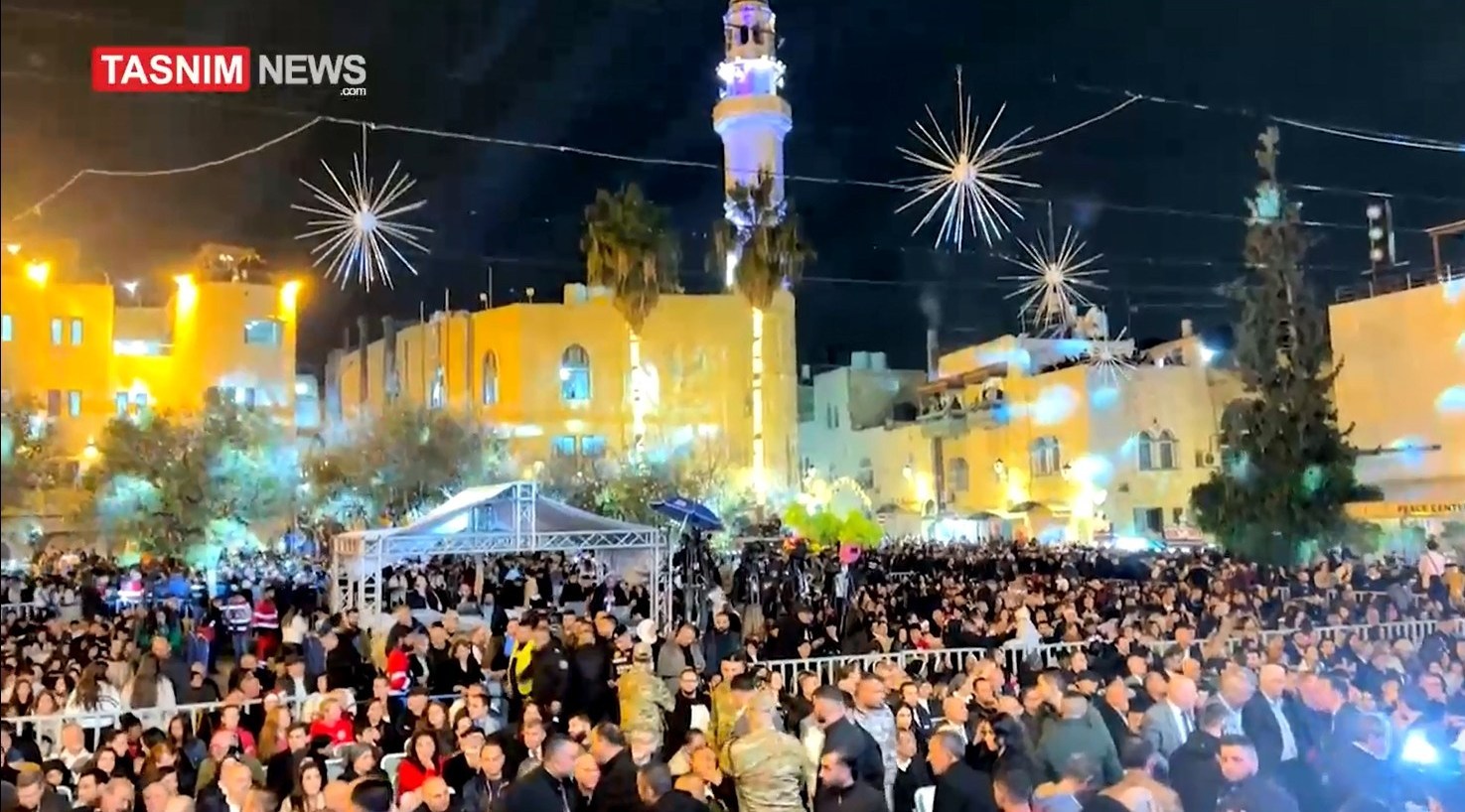 فلسطین , حضرت عیسی (ع)| عیسی مسیح , سال نو میلادی , کرانه باختری , مسیحیت , نوار غزه , رژیم صهیونیستی (اسرائیل) ,