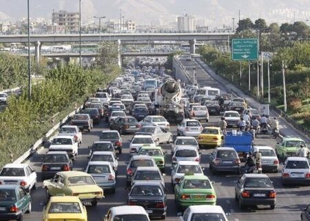وضعیت ترافیک معابر و بزرگراه‌های پایتخت در پنجمین روز بهمن