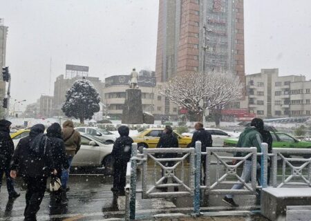 آخرین وضعیت ترافیکی تهران همزمان با بارش برف