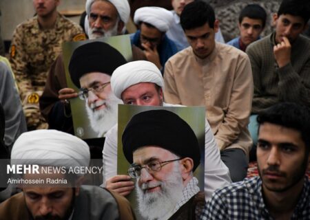 تجمع طلاب قزوین در محکومیت اقدامات تروریستی اخیر کشور